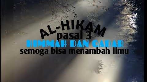 Al hikam pasal 3 Himmah Dan Qadar