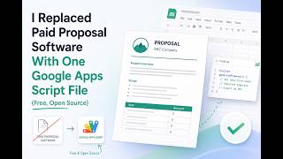 Build a Free Automated Quote System in Google Sheets (Apps Script)