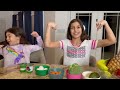 Deema Teaches Sally to eat healthy food and exercise