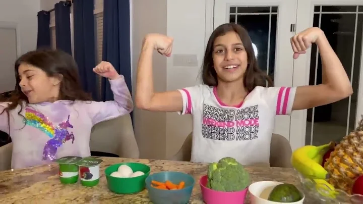 Deema Teaches Sally to eat healthy food and exercise