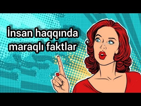 İnsan haqqında maraqlı faktlar