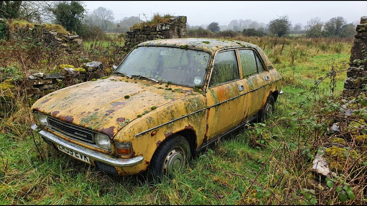 ASMR Full Restoration of a Moss Covered British Leyland Yellow Car