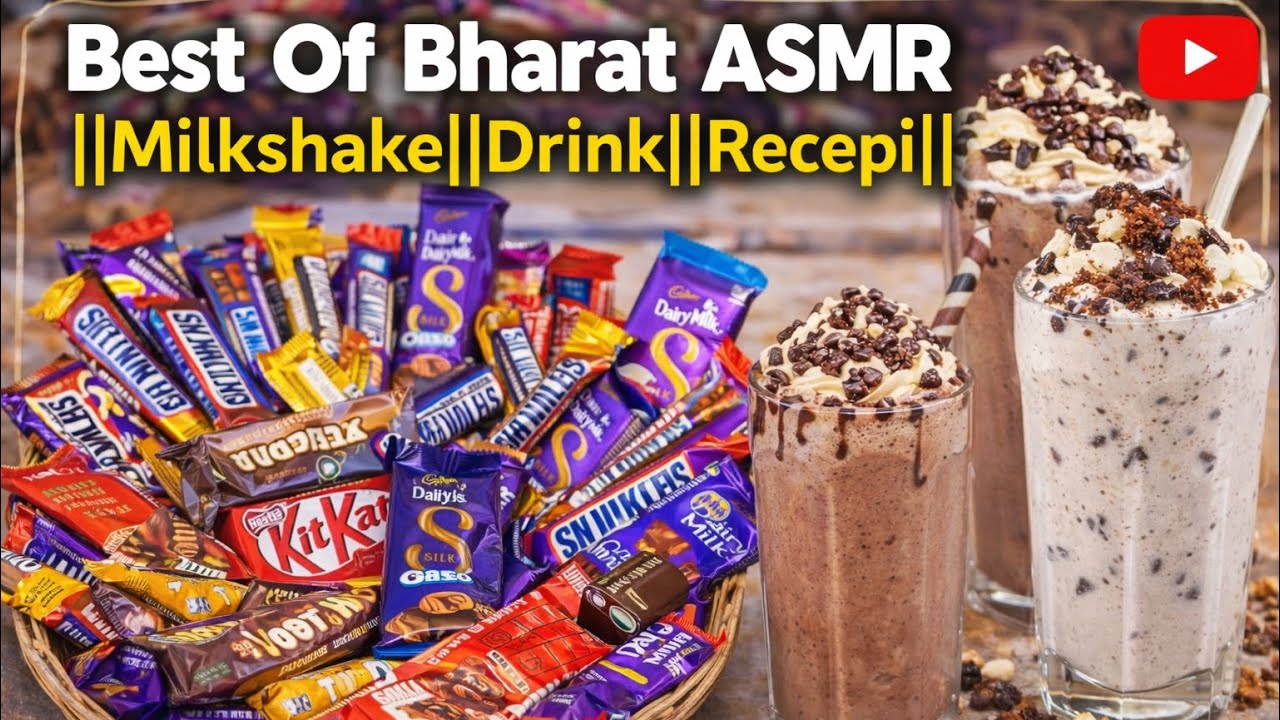 Best Of Bharat ASMR ||Milkshake||Drink||Recepi||