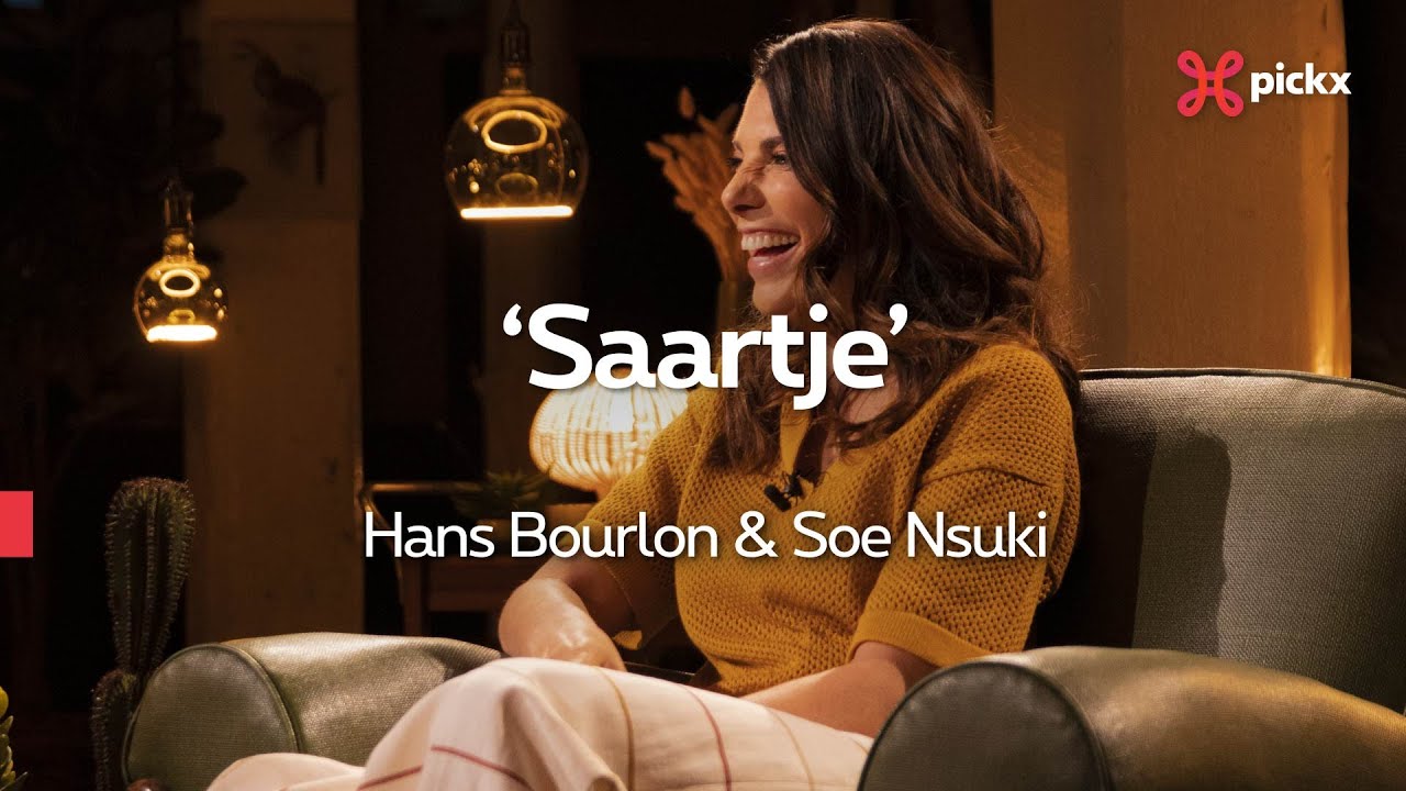 'Saartje' S1: ambitieuze mediafiguren Hans Bourlon & Soe Nsuki