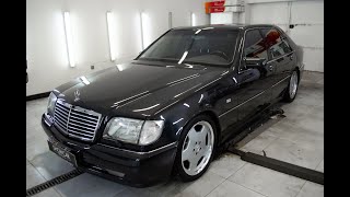 Mercedes-Benz S70 AMG W140 - korekta lakieru i powłoka ceramiczna Fireball