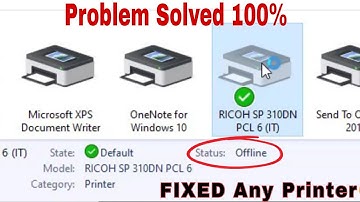 How to fix Printer Offline Problem  || How to Change Printer Offline to Online || Printer Offline 😕