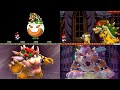 Evolution of Bowser Battles in Mario games