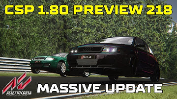 NEW CSP 1.80 Preview 218 | In-Depth Review, New AI, Features, Fixes, Photos, FFB Improvement, New CM