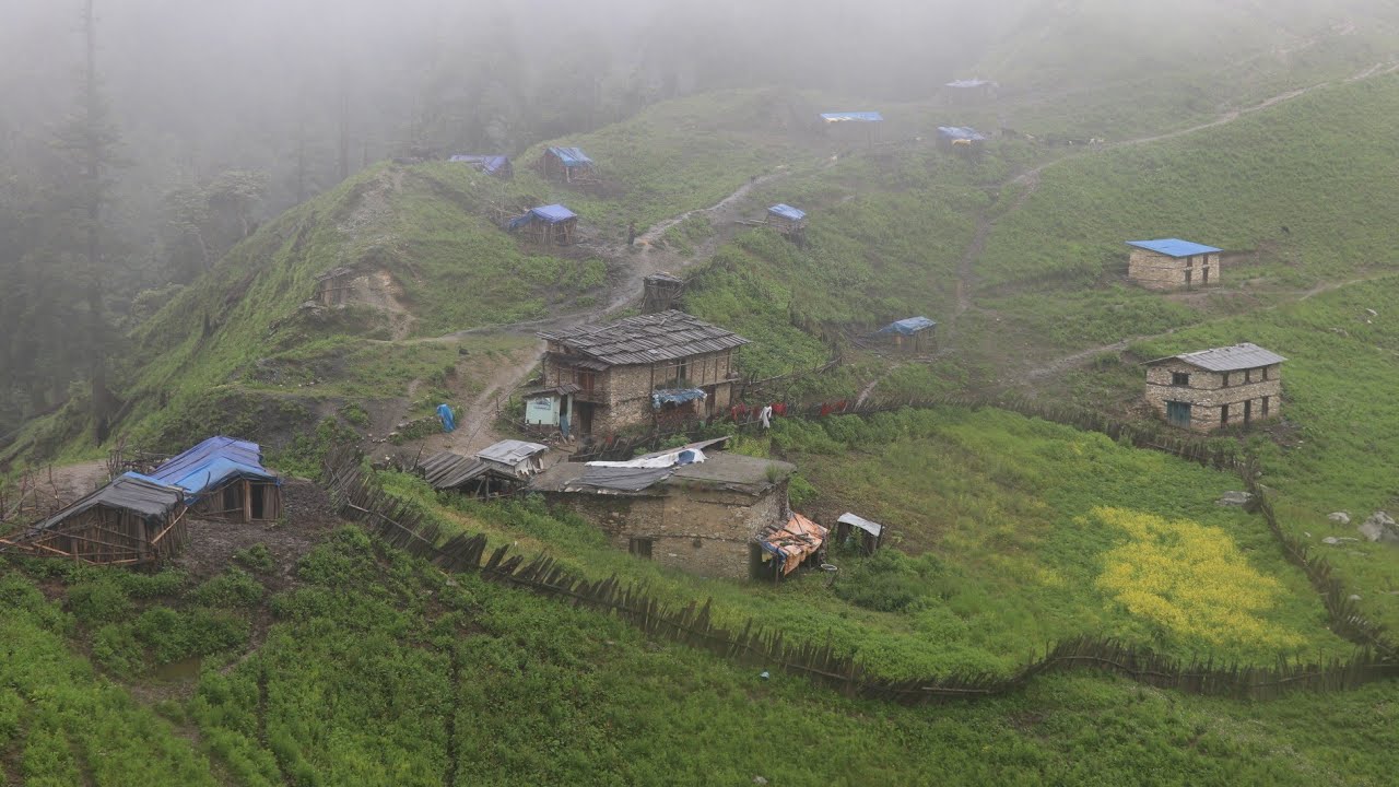 The Most Beautiful Rural Village Life During into Rain || Beautiful Nature With Documentary Video ||