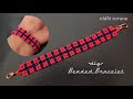 ⚜️ Distancing Boxes, Beaded Bracelet || Crystal & Seed bead || How to Pulsera Tutorial DIY (0386)