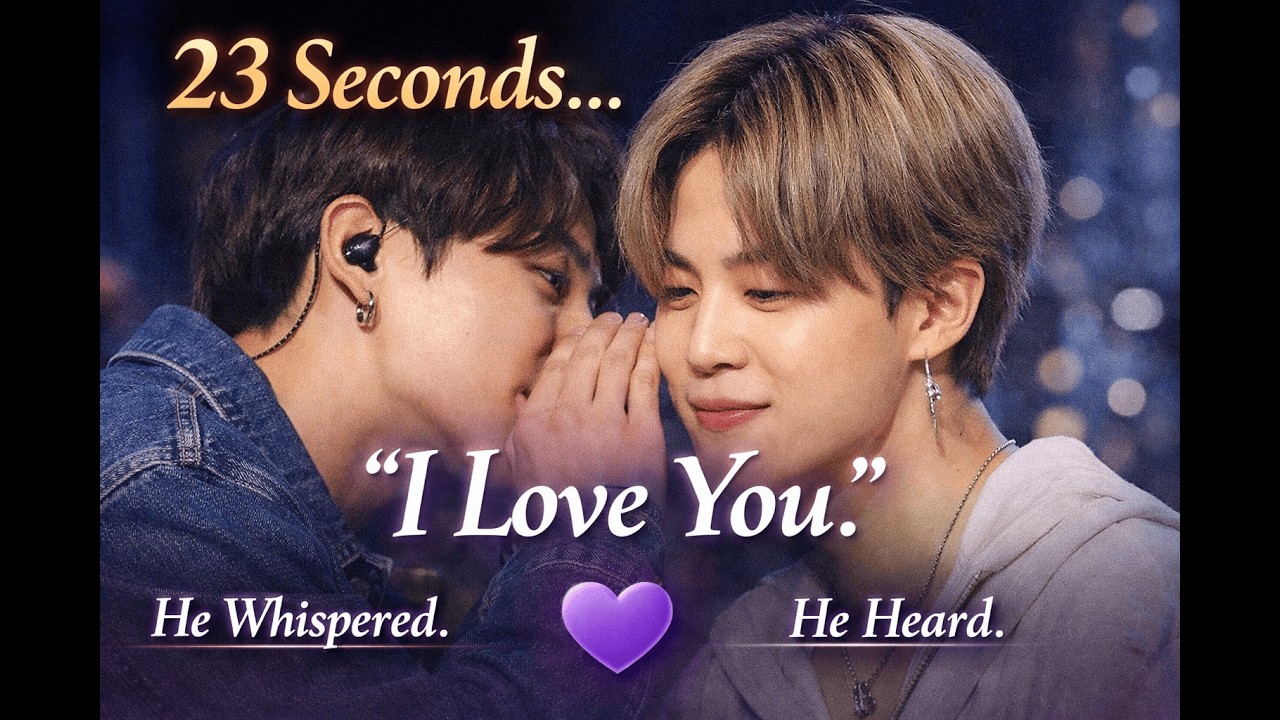 23 секунды, которые потрясли ARMY: Шепот между Чимином и Чонгуком 💜