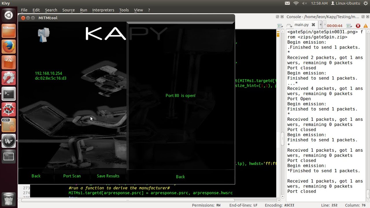 Scapy / KivyTutorial 15 (Target Dictionary) YouTube