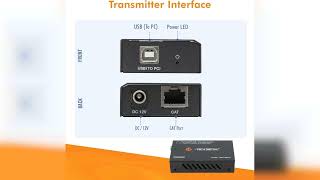 Review: J-Tech Digital USB Over Ethernet Extender USB Balun Over cat5e cat6 99m/328ft PoC, Pla...