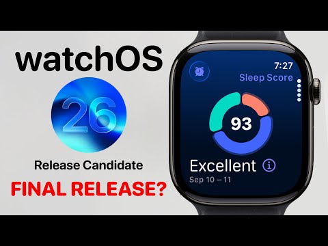 watchOS 26 RC Everything New - Final Release?