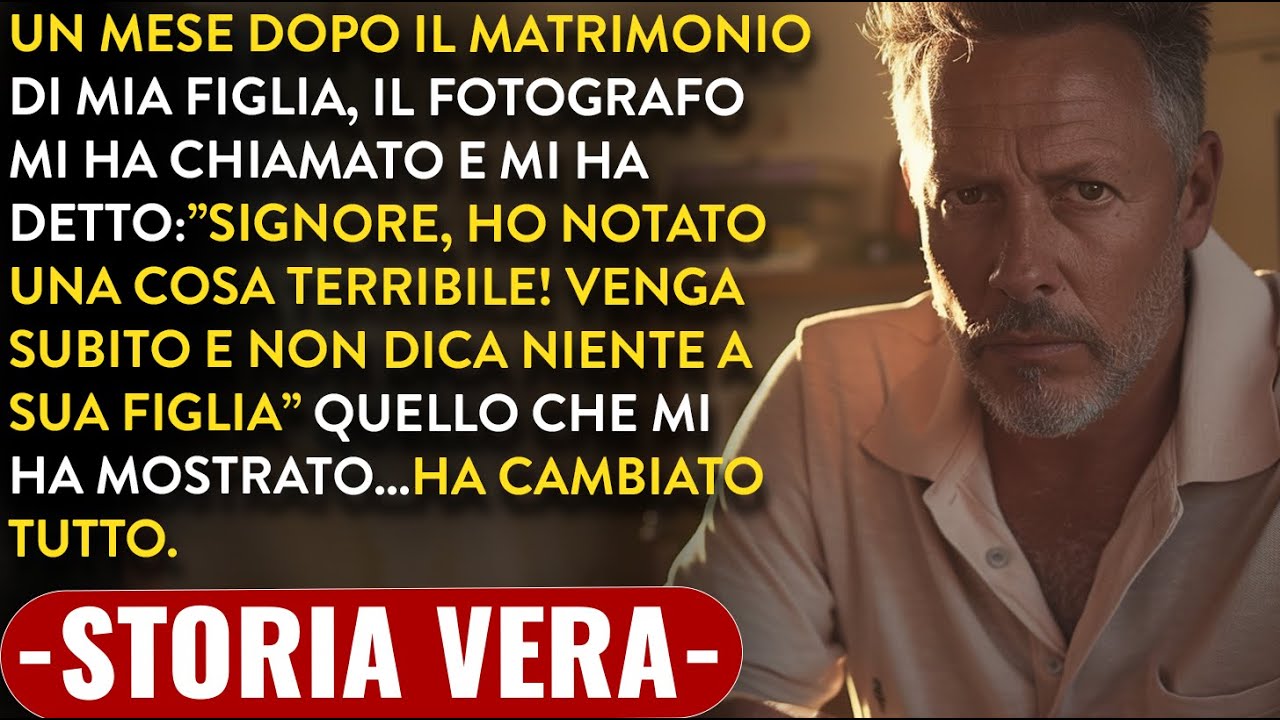 Il Fotografo Mi Ha Chiamato Perche' Aveva Notato Qualcosa di Inquietante Nelle Foto Del Matrimonio.