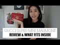 GUCCI SUPER MINI MARMONT | REVIEW & WHAT FITS INSIDE | STYLES BY NGOC