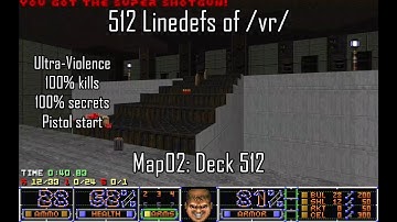 Doom II: 512 Linedefs of /vr/ - Map02: Deck 512 (UV-MAX)