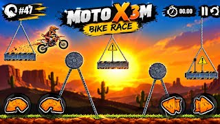 Moto X3M Bike Race Game | Level 46 - 48 | বাইক রেস । 🔥ভয়ঙ্কর লেভেল চ্যালেঞ্জ 😱 Android Gameplay  screenshot 4