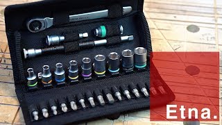 Wera Zyklop 8100 SA 7 socket wrench set - review & unboxing | Etna. ( Knarrenkasten! )