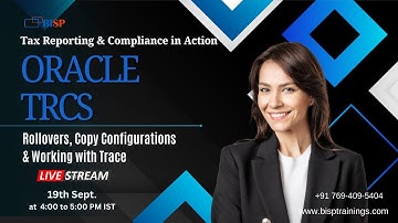 LIVE Webinar: Oracle TRCS – Performing Rollovers, Copy Configurations & Working with Trace