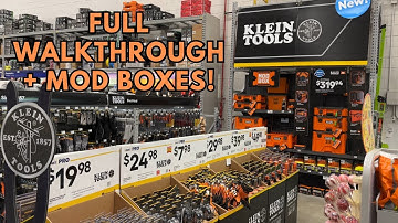 Klein Tools BIG NEW DISPLAY At Lowes! - Full Walkthrough and Mod Box Quick Review!