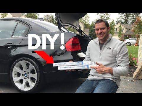 How To Replace Your BMW Trunk Struts! DIY!