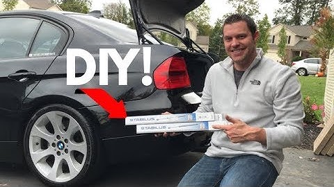How To Replace Your BMW Trunk Struts! DIY!