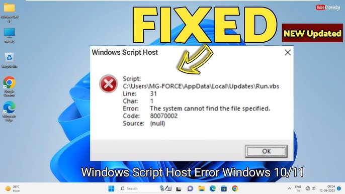 Как исправить ошибку Windows Script Host при запуске Windows 10: практическое руководство