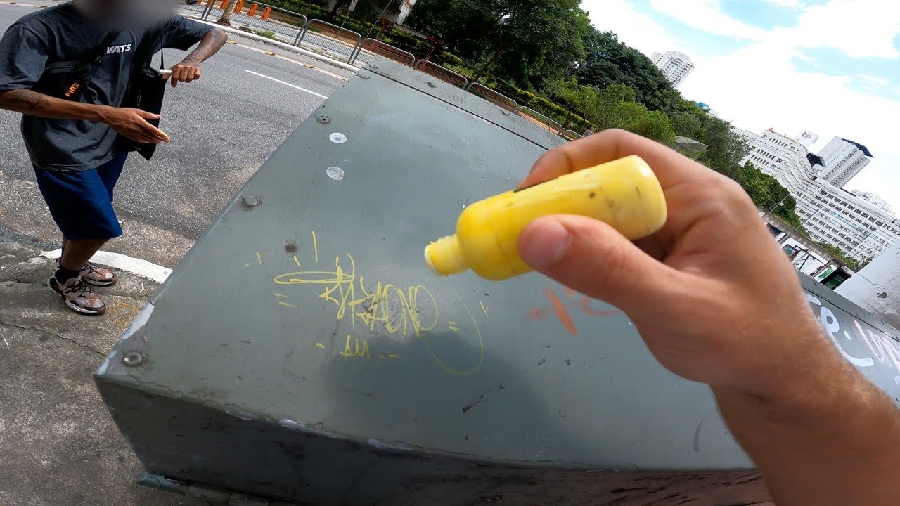 Sao Paulo Tagging Graffiti Mission 56