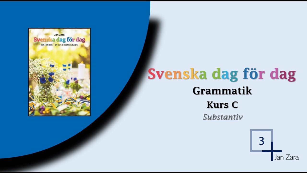 Svenska dag för dag, SFI Kurs C, Substantiv (Vecka 3) BÄTTRE LJUD