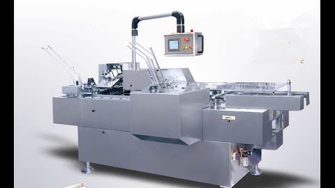 Round bottle cartoning machine with leaflet cartoner high speed box packaging equipment estuchadora
