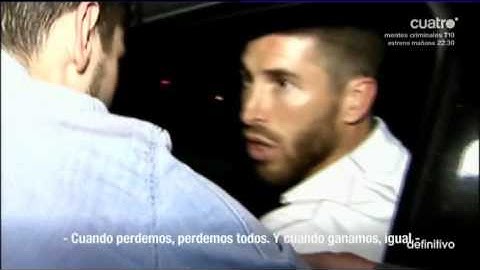 Aficionados insultan y agreden a los jugadores del Real Madrid despues del Clasico
