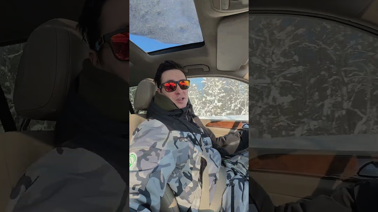 Как немец переживает Русские морозы! 