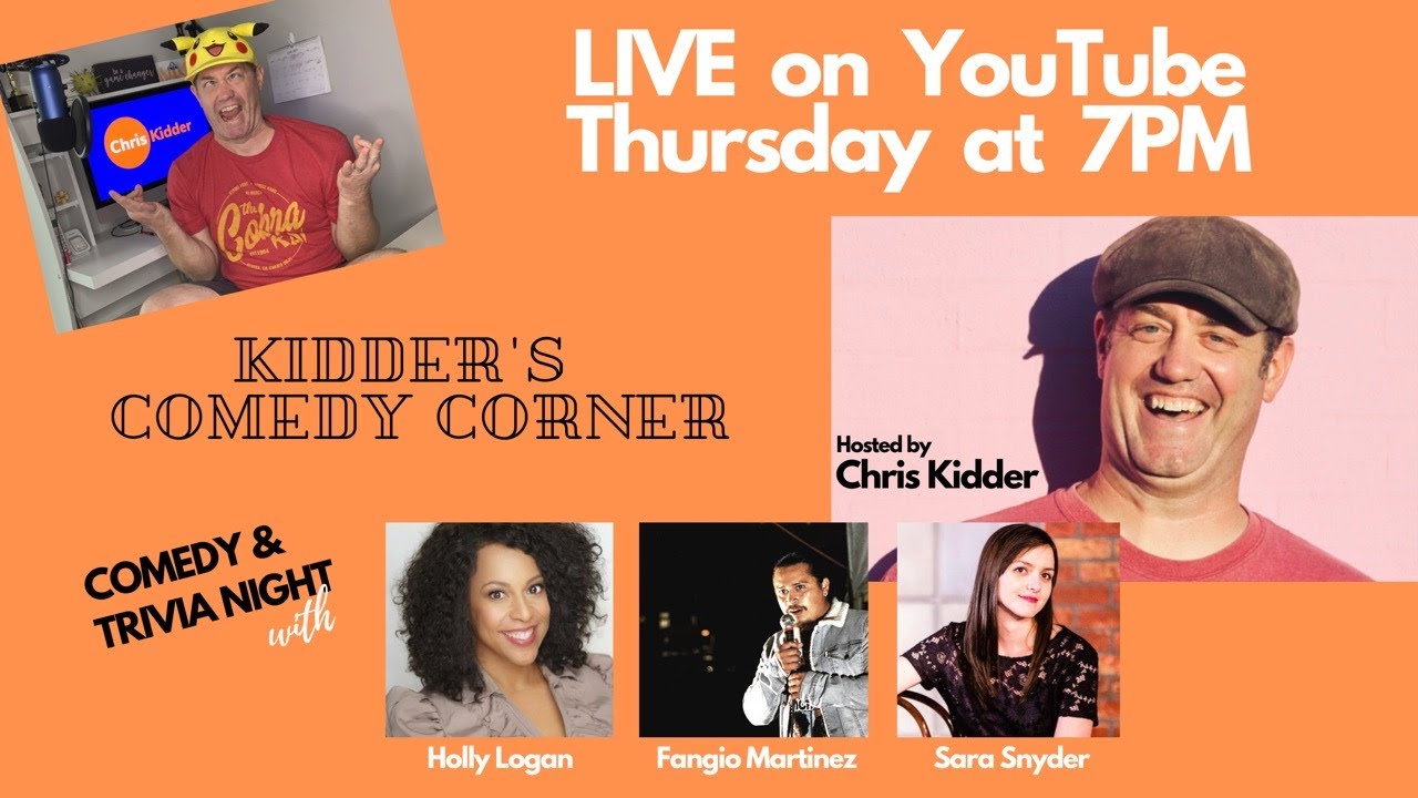 The BEST Comedy Live Show 2020 - Kidder's Comedy Corner LIVE 12/10/2020 - Ep. 32