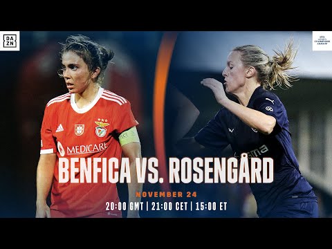 🔴 BENFICA VS. ROSENGÅRD | UEFA WOMEN'S CHAMPIONS LEAGUE 2022-23 MATCHDAY 3 LIVESTREAM