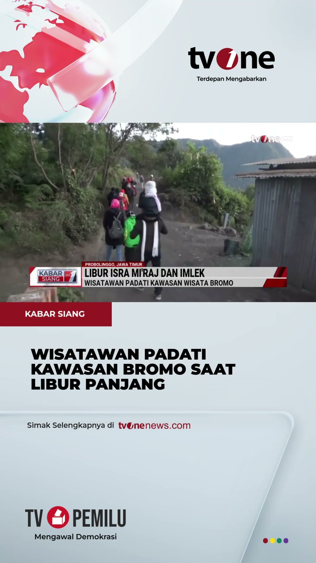Libur Panjang Isra Miraj dan Imlek, Kawasan Bromo Padat Pengunjung | tvOne