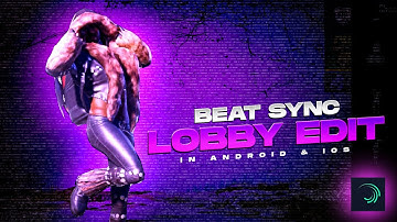 Next Level Beat Sync PUBG Lobby Edit | Android Tutorial 🔥🔥🔥