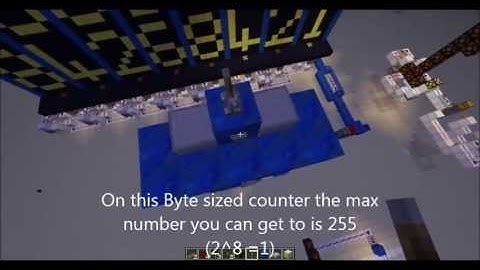Infinitely expandable binary counter