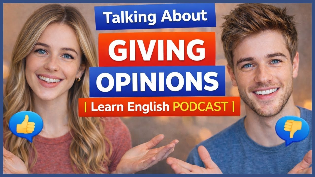 How to Give Your Opinion in English | English Learning Podcast