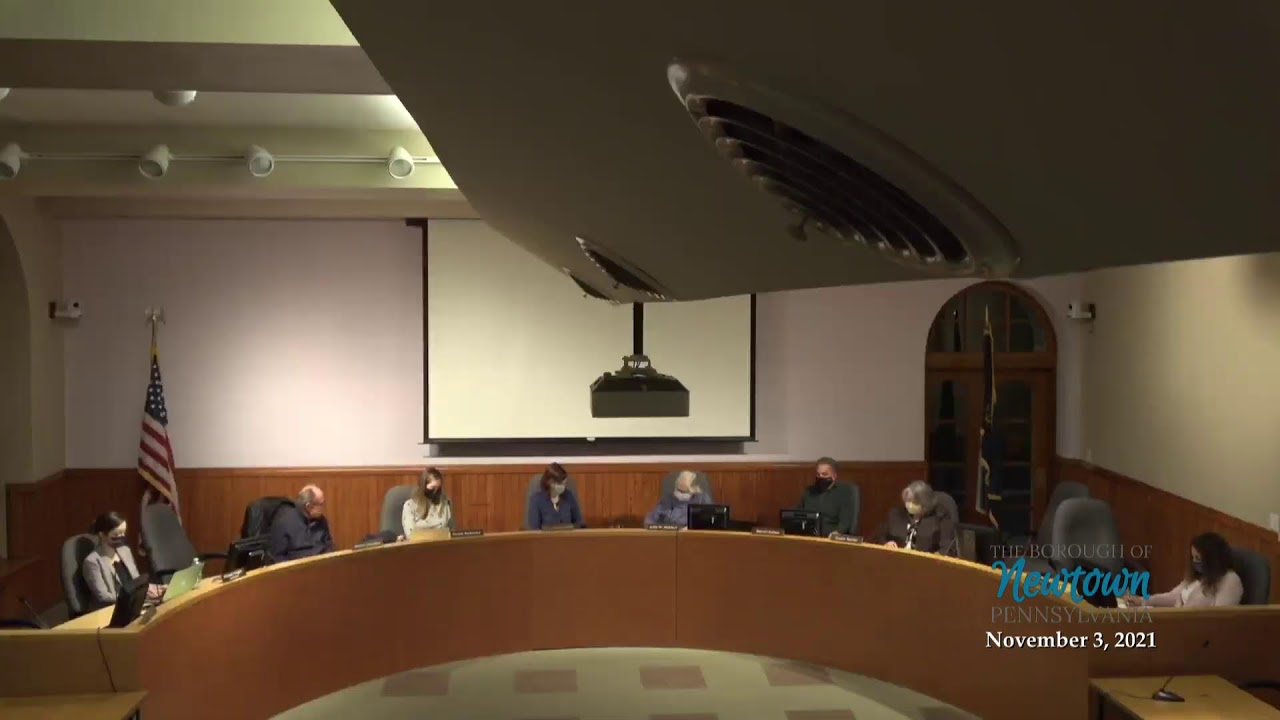Newtown Borough  Council Work Session 11-03-21