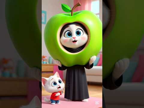 القط اتصدم من هدوم امه