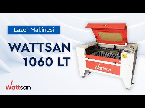 CNC Lazer Kesim ve Kazıma Makinesi / Wattsan 1060 LT