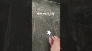 Paper mini frog #fragmovie