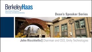 Berkeley Haas Dean's Speaker Series with John Riccitiello BS 81
