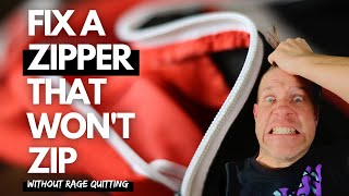 How To Fix A Zipper That Won't Zip
