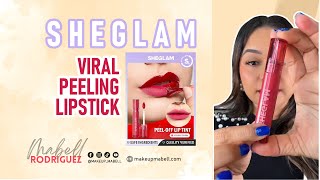 😍 Por fin estoy probando la tinta de labios viral de Sheglam 😍… 💗💗