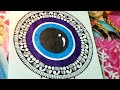 Evil Eye Mandala Art.. 🎨 Drawing Tutorial...