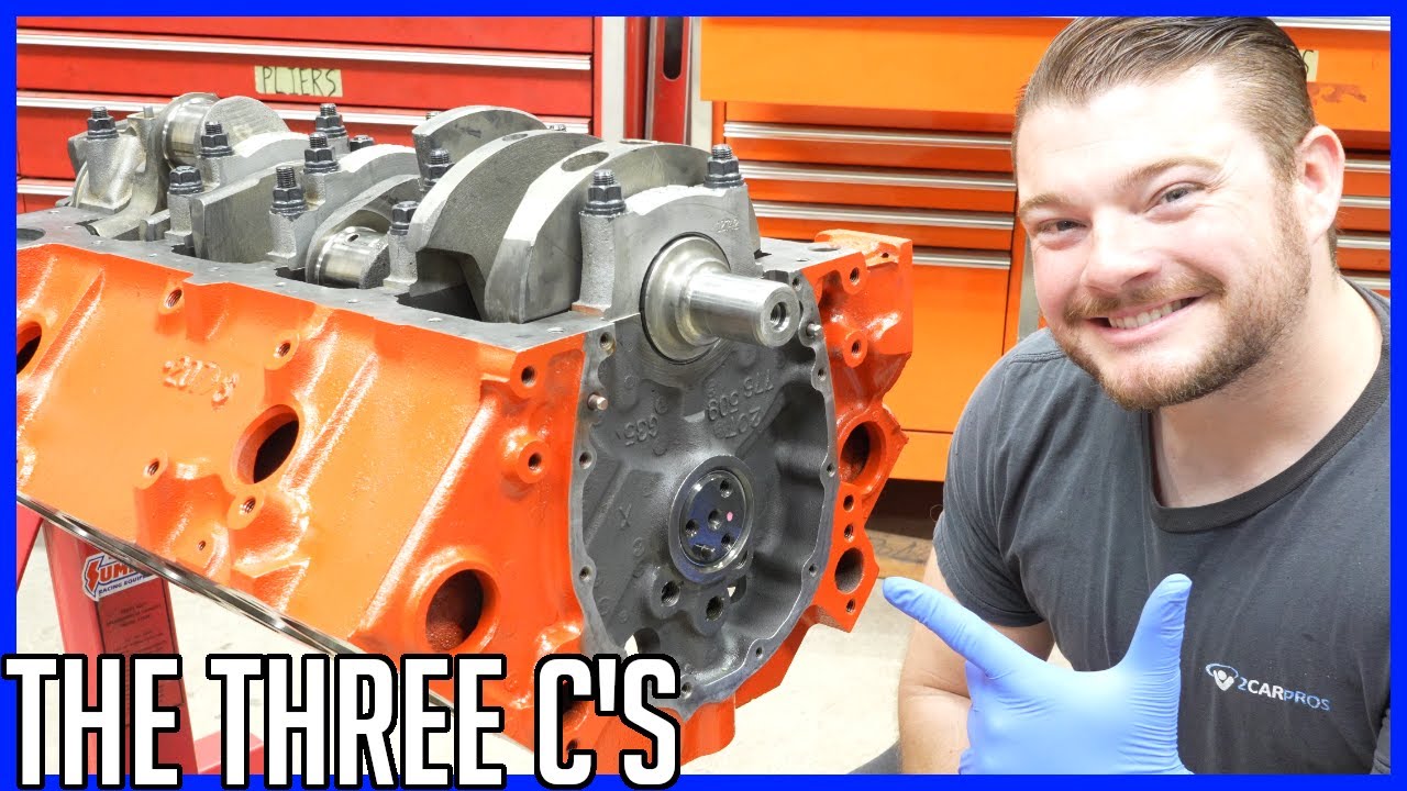 How to Build a Small Block Chevrolet Engine - Part 3: Clean, Crankshaft ...