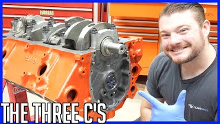 How to Build a Small Block Chevrolet Engine - Part 3: Clean, Crankshaft, Camshaft | The Three C's!