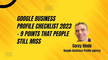 Google Business Profile checklist 2023
